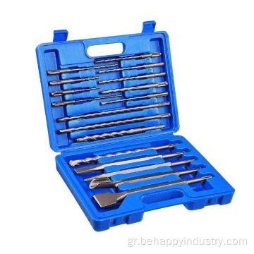 SDS PLUS HAMMER DRILL BITS SET &amp; CHISELS